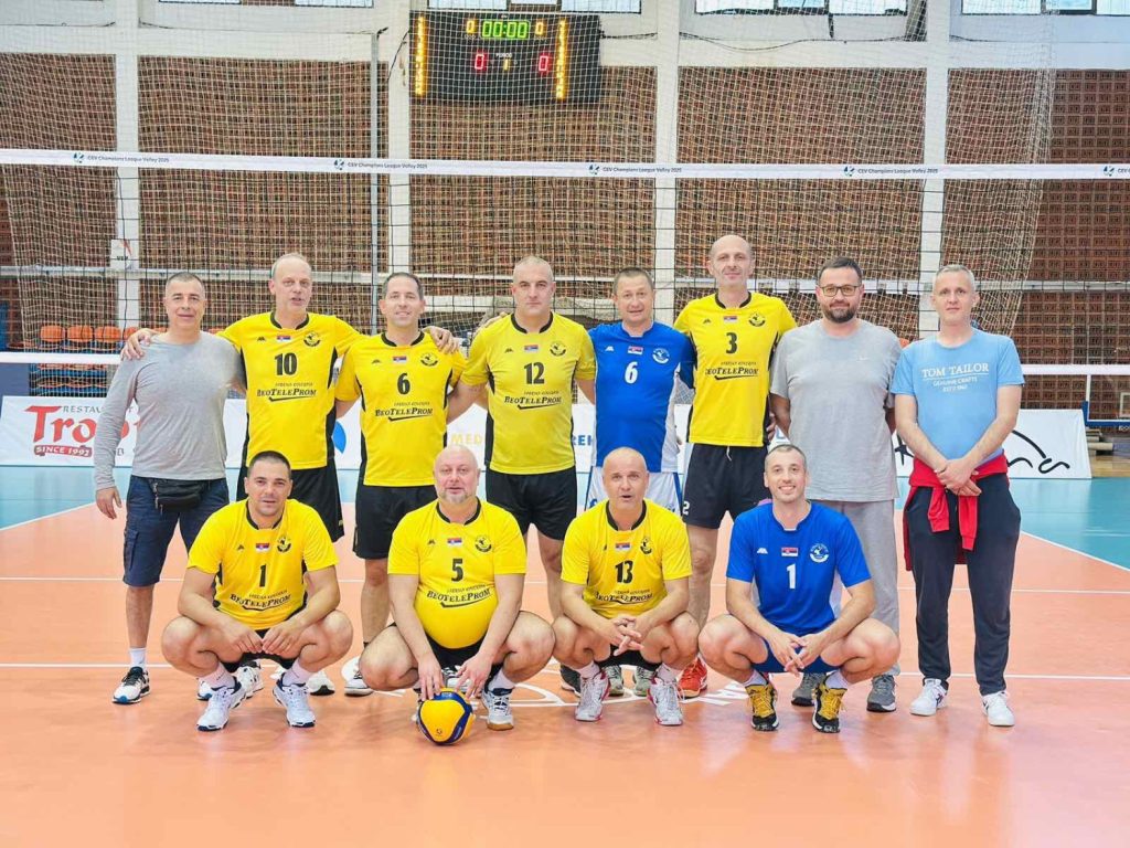 Uspeh u Budvi – vranjski odbojkaši među najboljima na turniru veterana