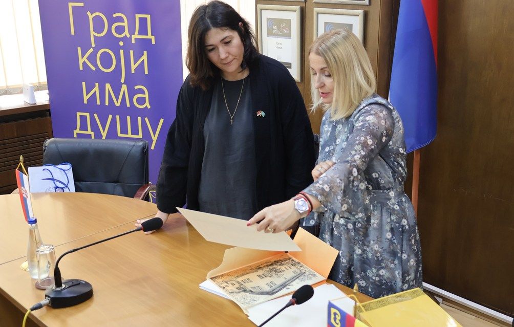 Predsednica Skupštine grada Zorica Jović priredila prijem za počasnog konzula Kazahstana u Srbiji Kristinu Stojanović