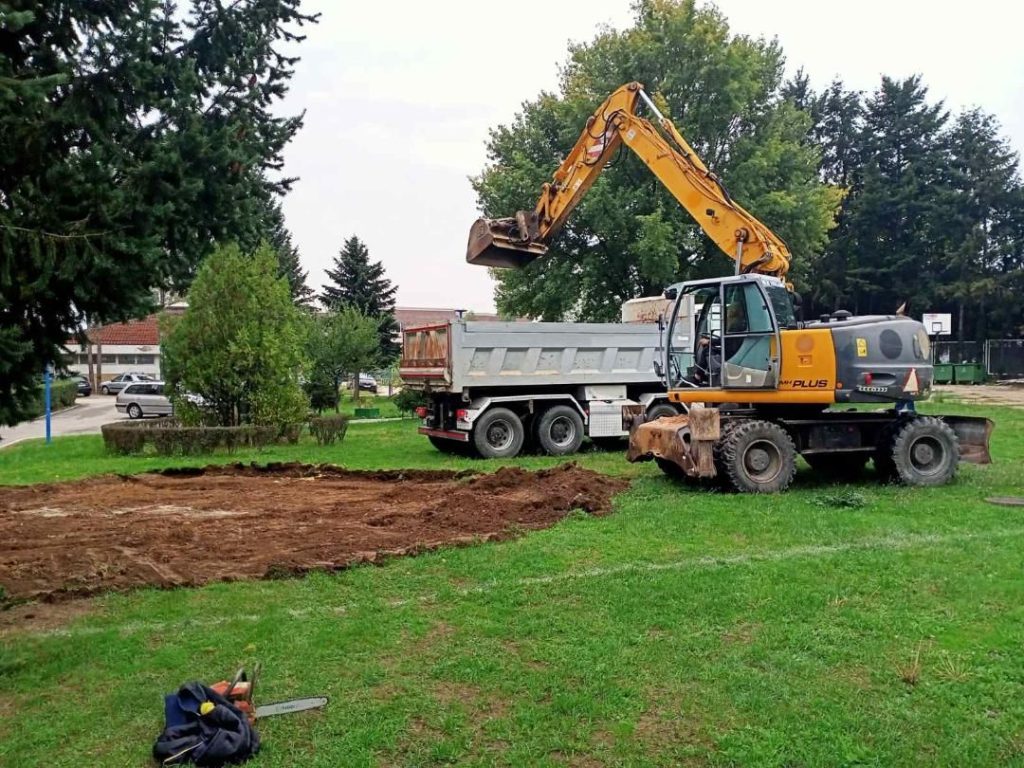 Počeli radovi u dvorištu Centra za razvoj lokalnih usluga socijalne zaštite u Vranju
