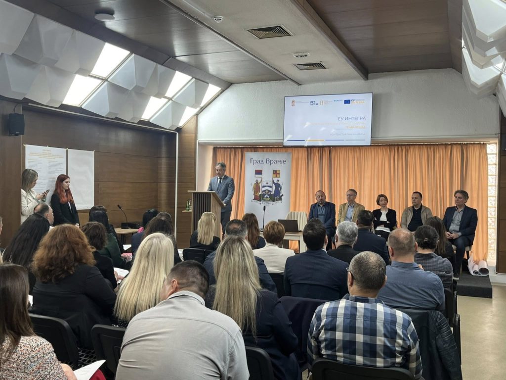 Predstavljeni prioriteti za budući razvoj urbanog područja Grada Vranja
