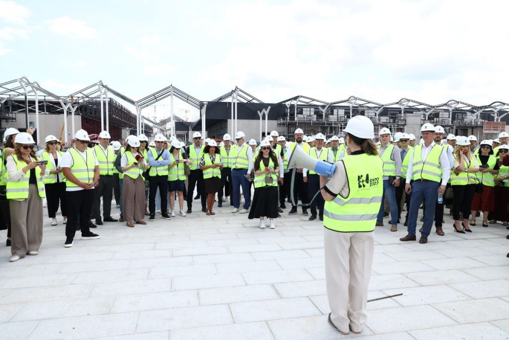 Većnik Bojan Kostić obišao gradilište EXPO 2027 u Surčinu