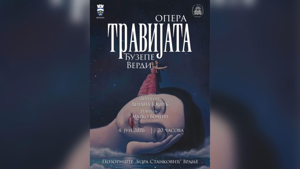 U četvrtak, 4. juna, na sceni vranjskog Pozorišta ,,Travijata“