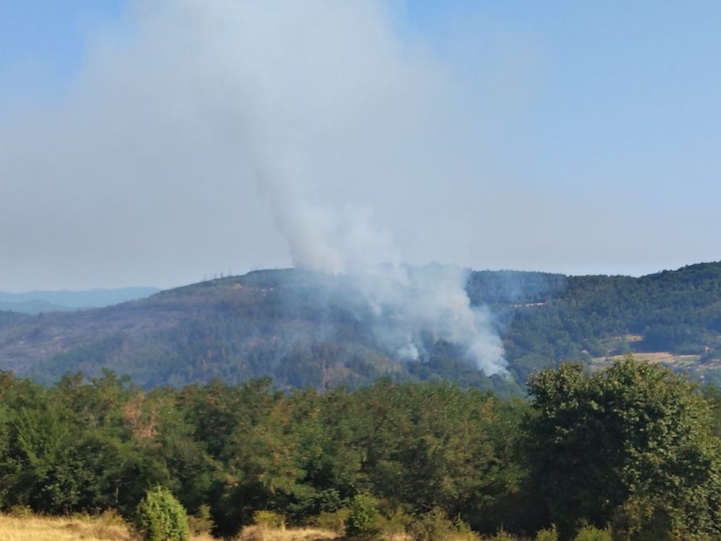 U toku je gašenje požara u selu Lukovo