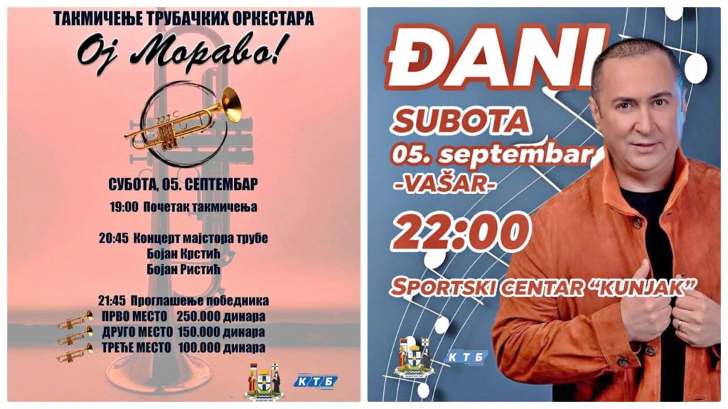 TRUBE I ĐANI U HANU: Tradicionalni vašar i bogat muzički program u subotu 5. septembra